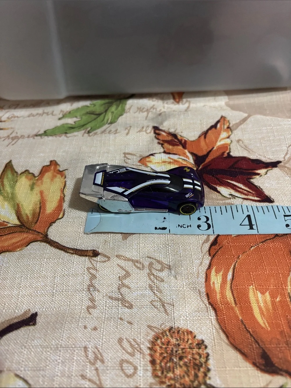 Purple Die-Cast Toy Race Car